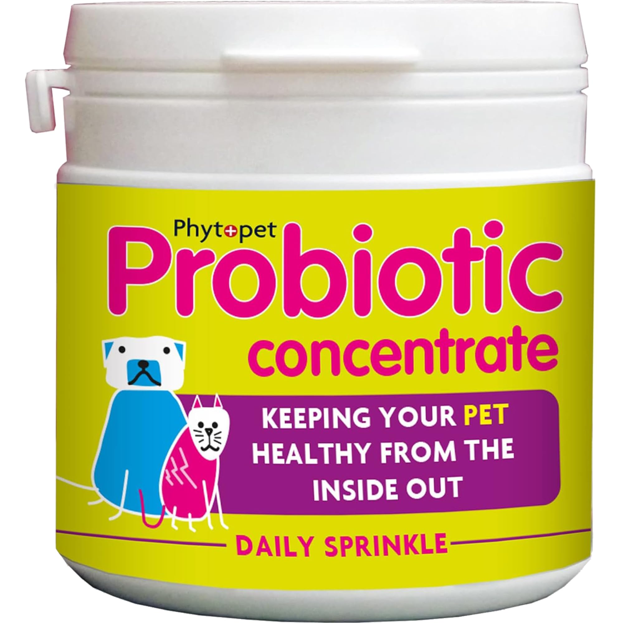 Probiotic Concentrate, All Natural Probiotics for Gut Health, Immune Support and Support for Dogs, Cats and Small Mammals, 100g - 100% Herbal Phytopet Pet Supplies