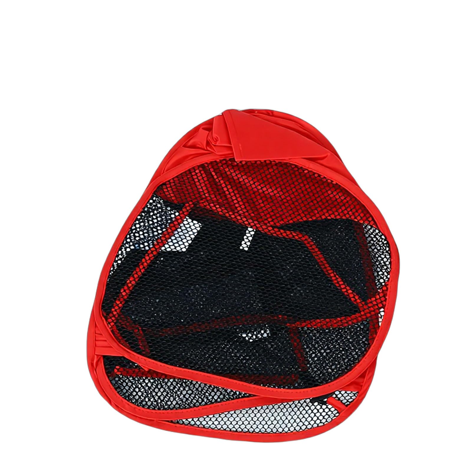 Cryfokt Juego de Red de Astillado, Red de Práctica de Golf Plegable con Diseño Emergente Instantáneo con Bolas de Tapete de Césped para Accesorios de Entrenamiento en Interiores y Exteriores
