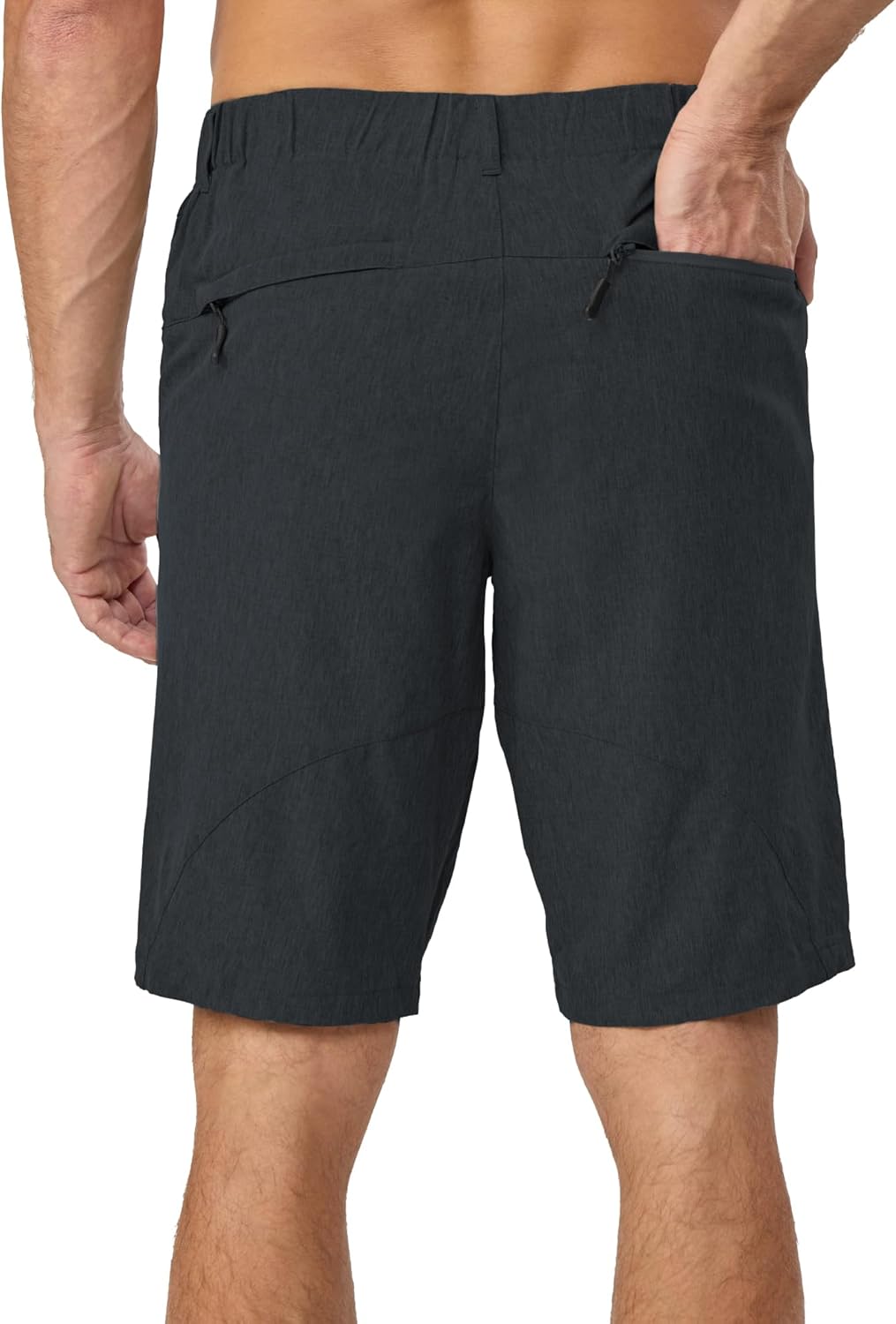 Mapamyumco Men's Quick Dry Gym Workout Athletic Shorts Lightweight 6 Pockets Hiking Cargo Shorts for Men Travel Golf Camping
