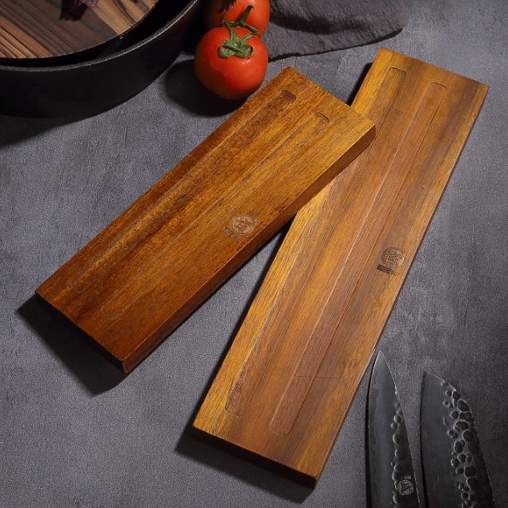Messerblock Magnetmesserhalter for Wand 16 Zoll Akazien Holz Mächtige Neodym Magnet Messer Kleiderbügel Messer Bar Küchenbedarf Lager (Größe : 15 in)