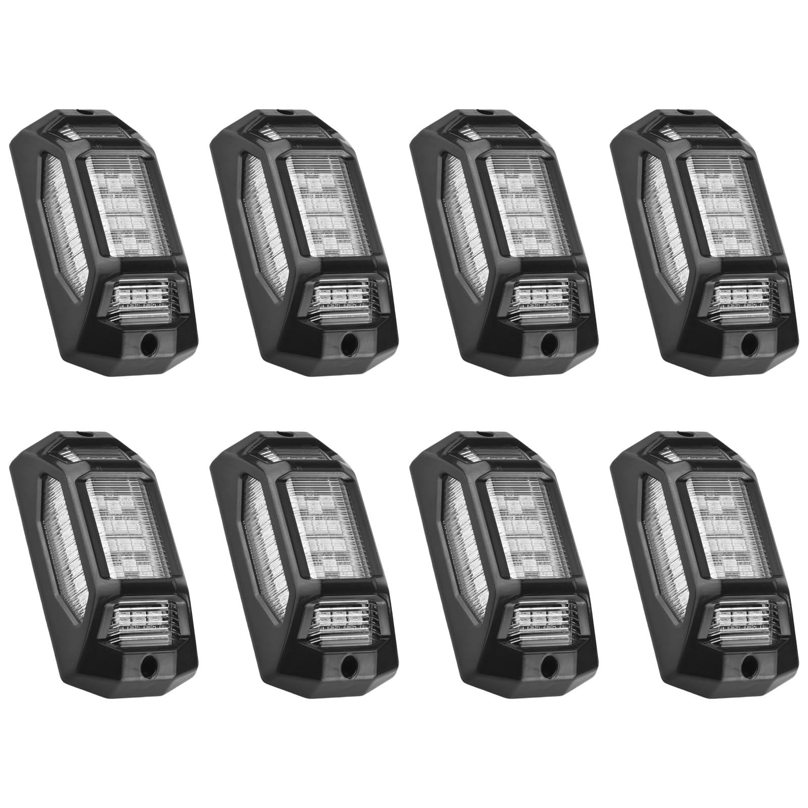 Mulcort RGB Rock Lights Kit with App Control, 16 Million Colors, RGB Rock Lights for Trucks Weatherproof, Rock Lights RGB for SUV Boat ATV, Car Underbody LED Kit