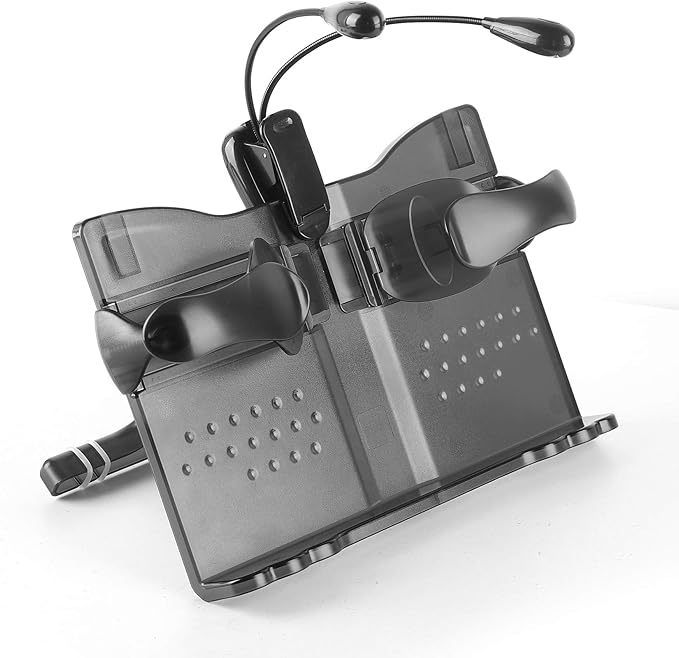 ZZWS Book Stand for Reading with Light Adjustable Book