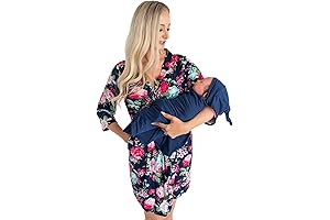 Matching Robe & Swaddle Set for Moms and Sons