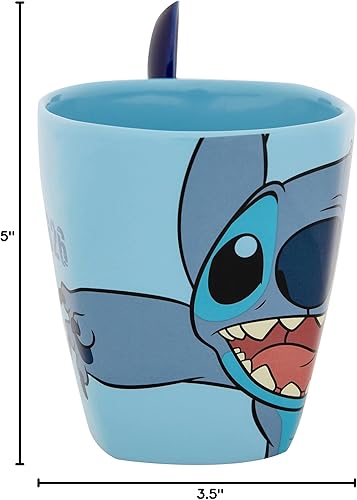 Miniatura 6 de Jerry Leigh Lilo & Stitch 626 - Taza de 11 oz con cuchara