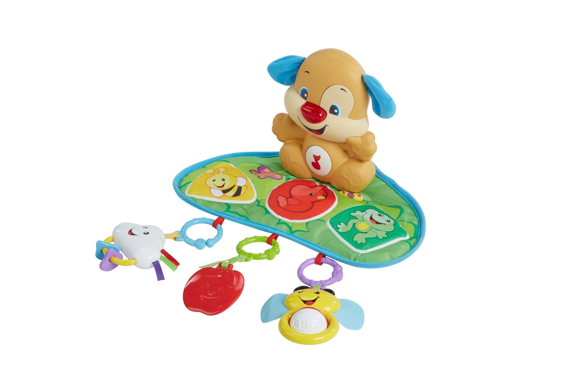 Mattel Fisher-Price FBD45 kocyk do zabawy, wielokolorowy