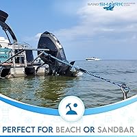 Vista 6 de SandShark Anclaje para barco de la serie Lite, poste de anclaje de aguas poco profundas, anclaje de moto acuática, anclaje de kayak, accesorios