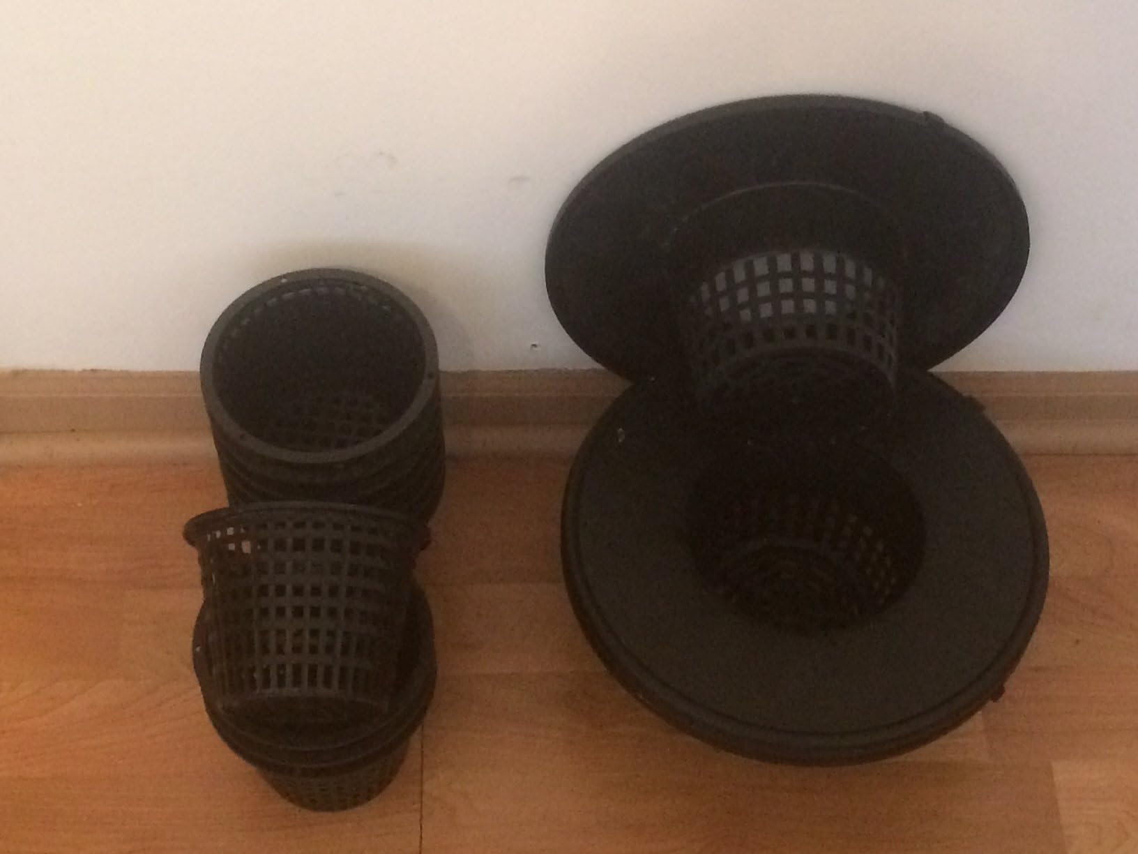 Mesh Pot Lids 6" - Fits 5 Gallon Buckets Net Cups Hydroponics Drip System 6 Inch
