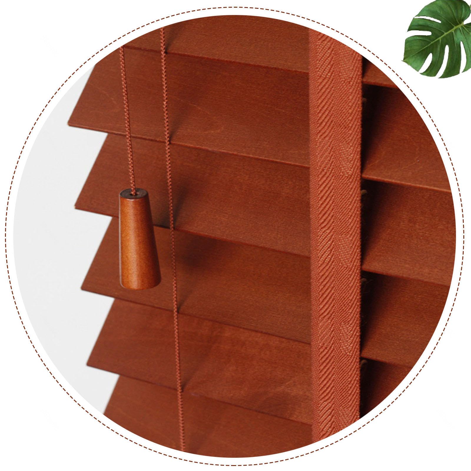 Pxzybd Persianas Venecianas De Madera 45/50/60/70/80/90/100/115/120/140cm,Persiana Veneciana Horizontales De Interior,Cortinas De Opaco,Persianas De Madera Maciza para Ventanas,W×H-80x160cm/31.5x63in