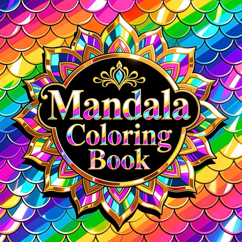 Mandala Coloring Book for Adult Calm Meditation and Artistic Balance Featuring Symmetric Mandala Designs for Stress Relief Mindfulness and Creative Relaxation