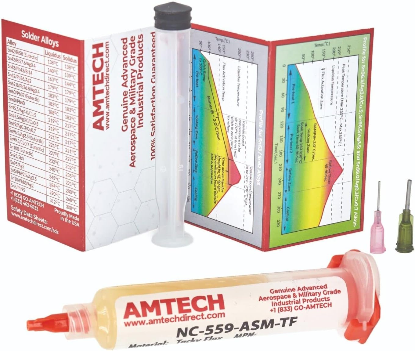NC-559-ASM-TF tacky flux - 10g syringe kit