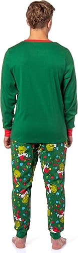 Miniatura 3 de Dr. Seuss How GRINCH Stole Christmas Lights Juego de pijama familiar a juego