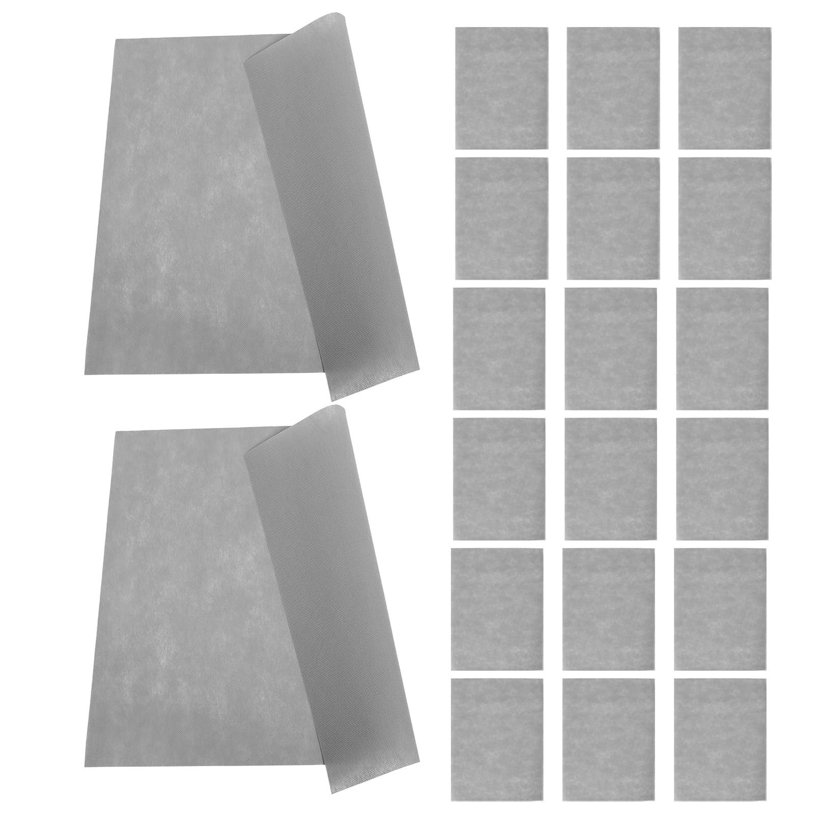 Healvian Tapis de Sol Voiture en Tissu Non Tissé Antidérapant Surface Capturant Les Débris, Adapté pour Voiture et SUV, pour L'entretien Automobile