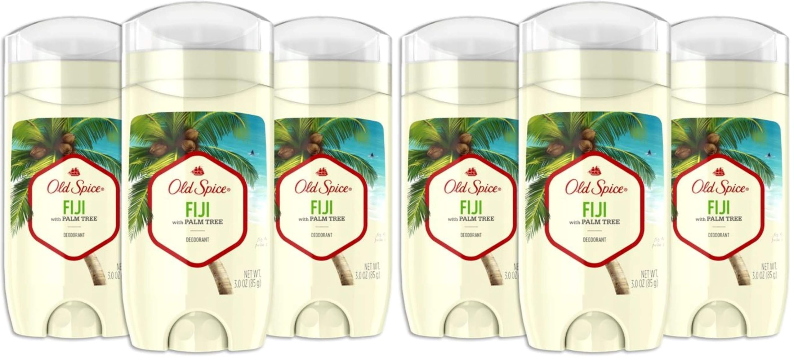 Old Spice Aluminum Free Deodorant for Men Fiji With Palm Tree Scent Inspired By Nature 3 Oz Pack