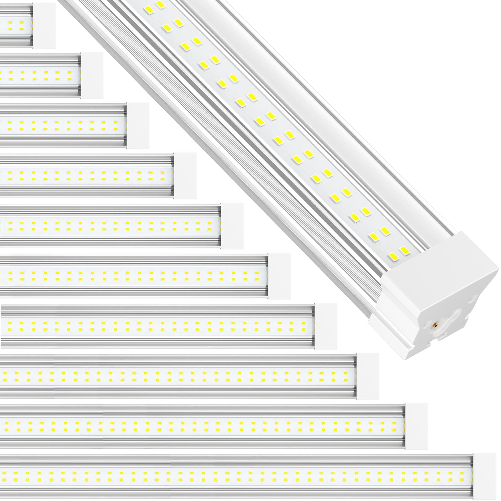 ONLYLUX LED Shop Light 4ft- 60W 9000LM 5000K Linkable Super Bright