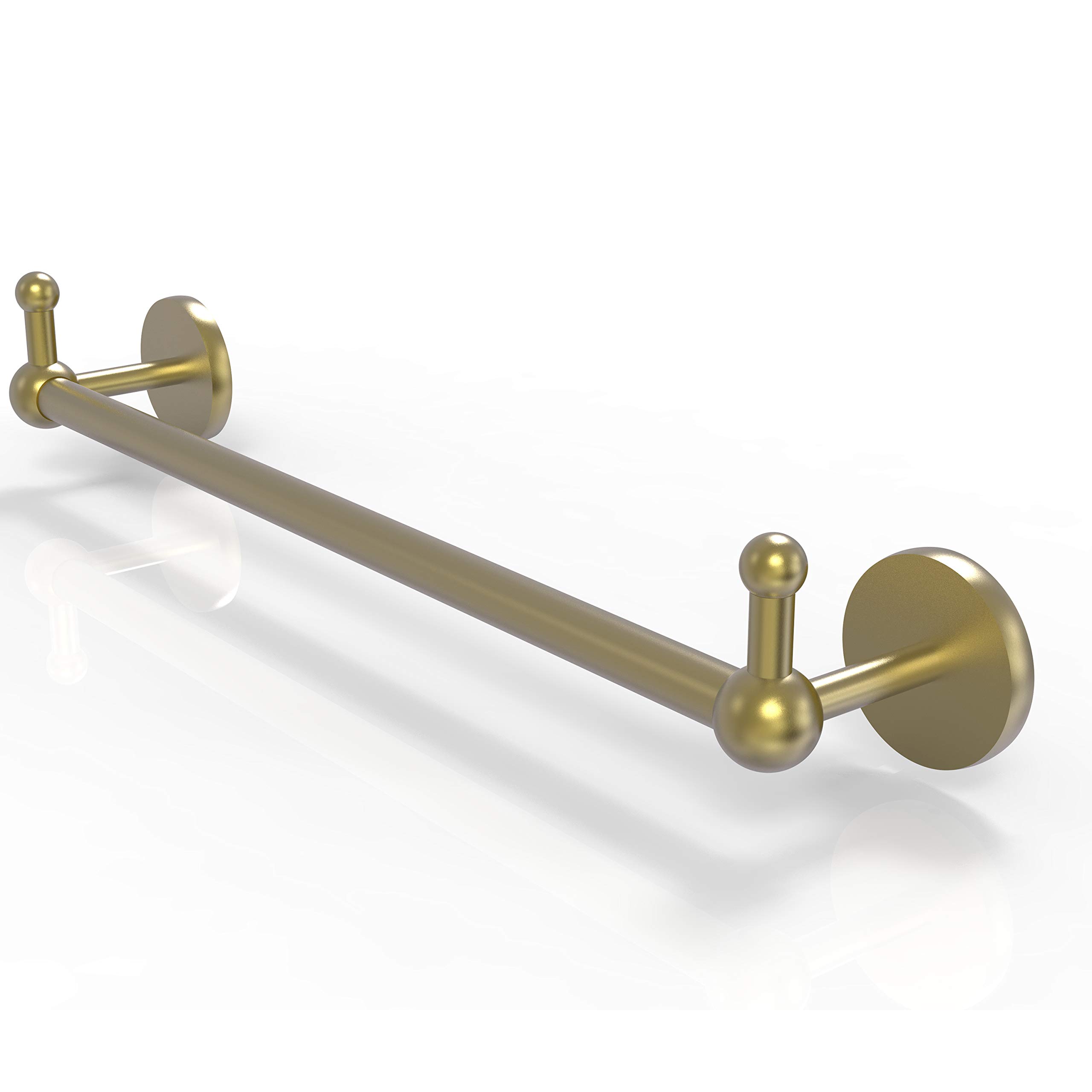 Allied BrassP1000-41-30-PEG Prestige Skyline Collection 30 Inch Integrated Hooks Towel Bar, 18", Satin Brass