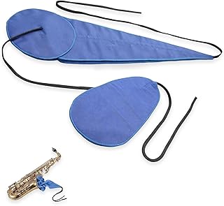 Saxophon Reinigung, Reinigungsset – 2 Reinigungstücher – Entfernt effektiv Wasser und Schmutz, Geeignet für Alt-Saxophon, Tenorsaxophon, Klarinetten, Flöte & Sopran