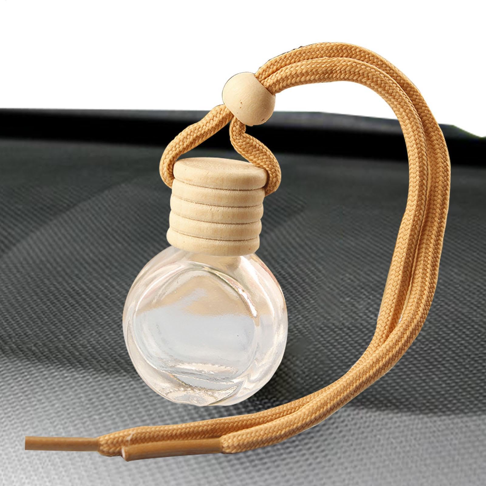 Diffusore per aromaterapia per auto in vetro sospeso - Deodorante per aria, bottiglia profumo auto