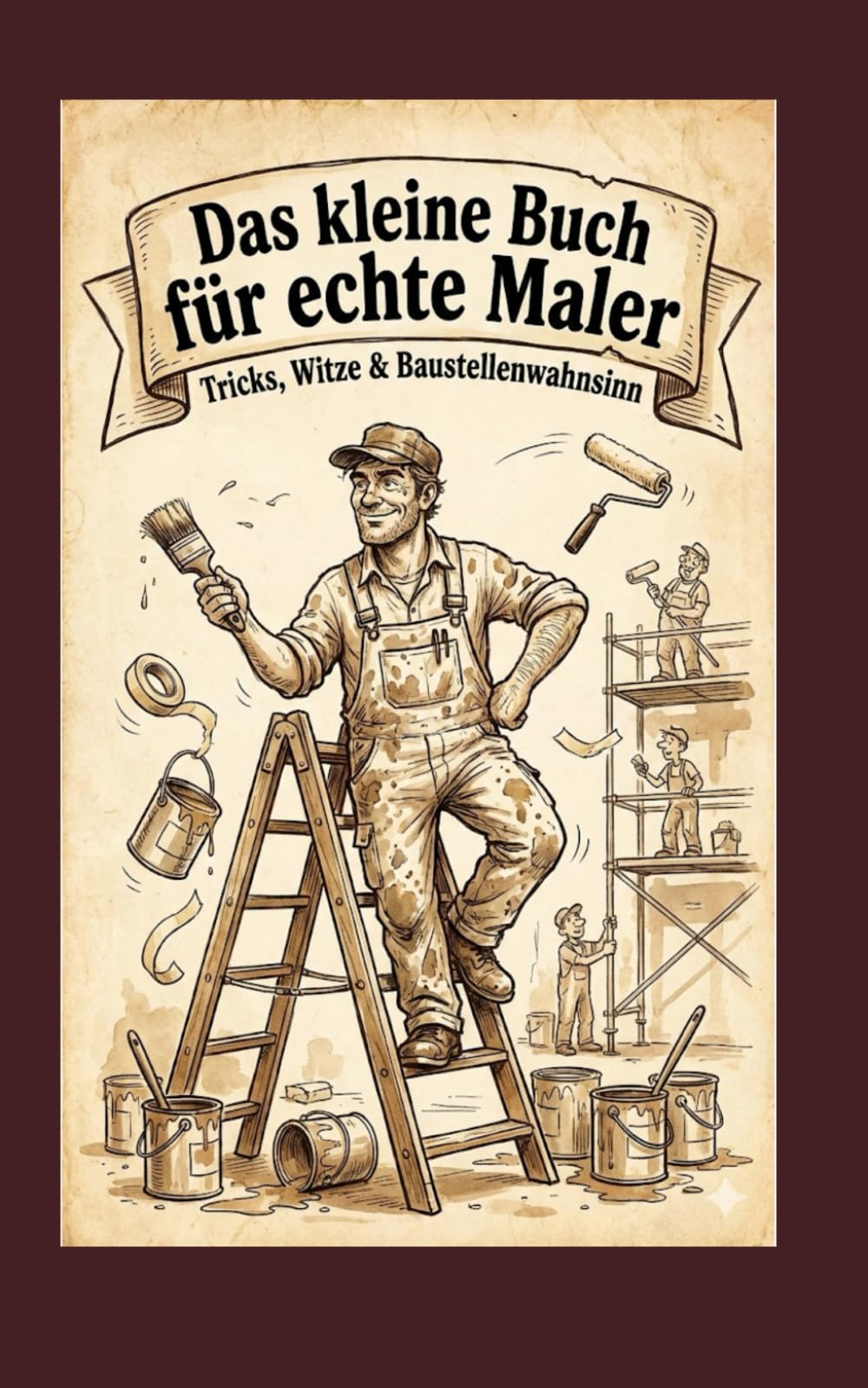Das kleine Buch für echte Maler: Tricks, Witze & Baustellenwahnsinn
