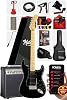 Midex RPH-40BK-30AMP Full Black 30W Amplifier Electric Guitar Set HSH Magnetic Maple Keyboard Top Quality