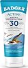 Crema Solar Mineral Badger SPF 30, segura para arrecifes, tamaño viaje, 2.9 fl oz | Óxido de zinc, 98% orgánico, segura para arrecifes, resistente al agua, para cara y cuerpo, sin fragancia, tamaño viaje, cuidado solar seguro para arrecifes 2.9 Fl Oz (Paquete de 1) 1