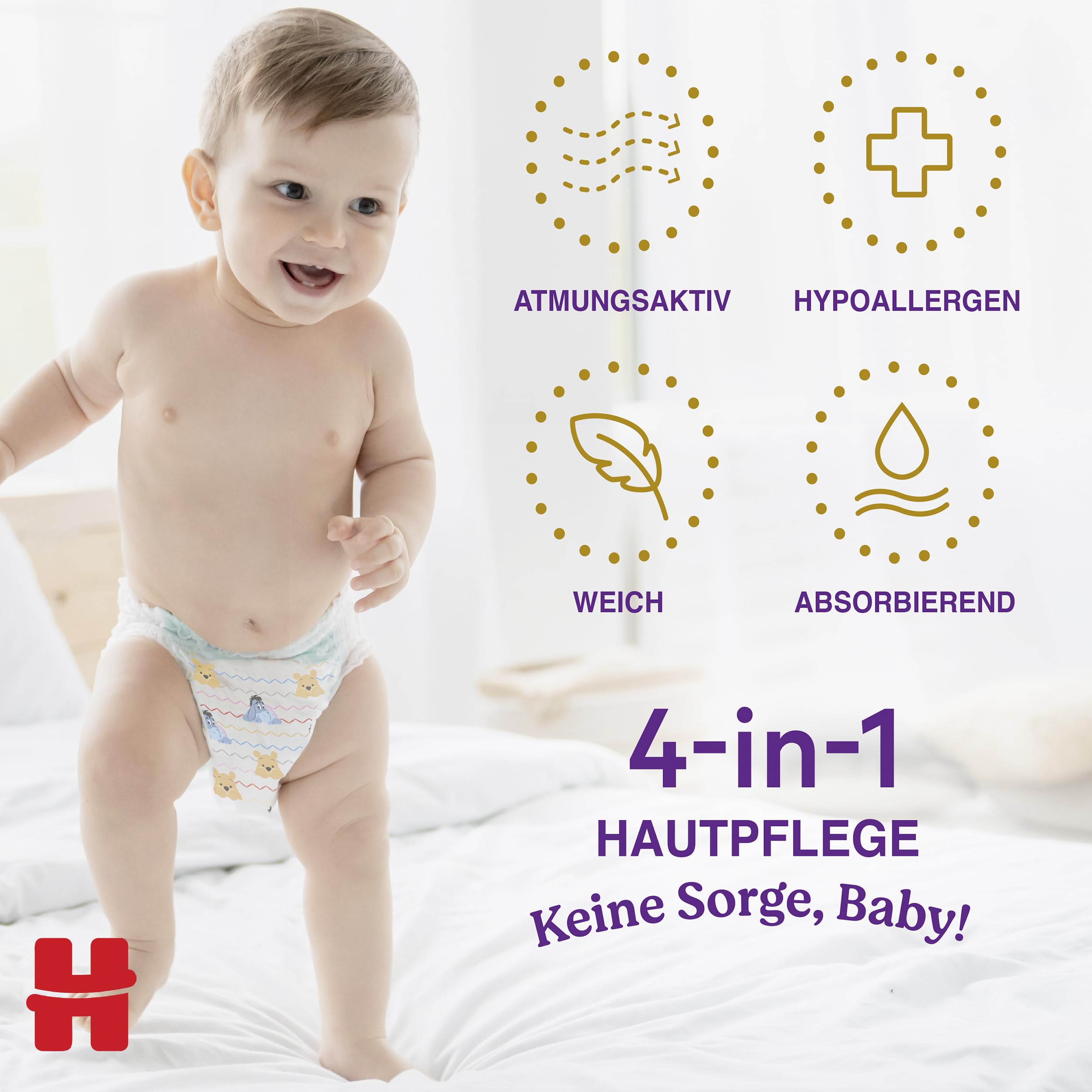 Huggies Extra Care Pants Disney-Design Größe 5, 68 Windeln (2x34)