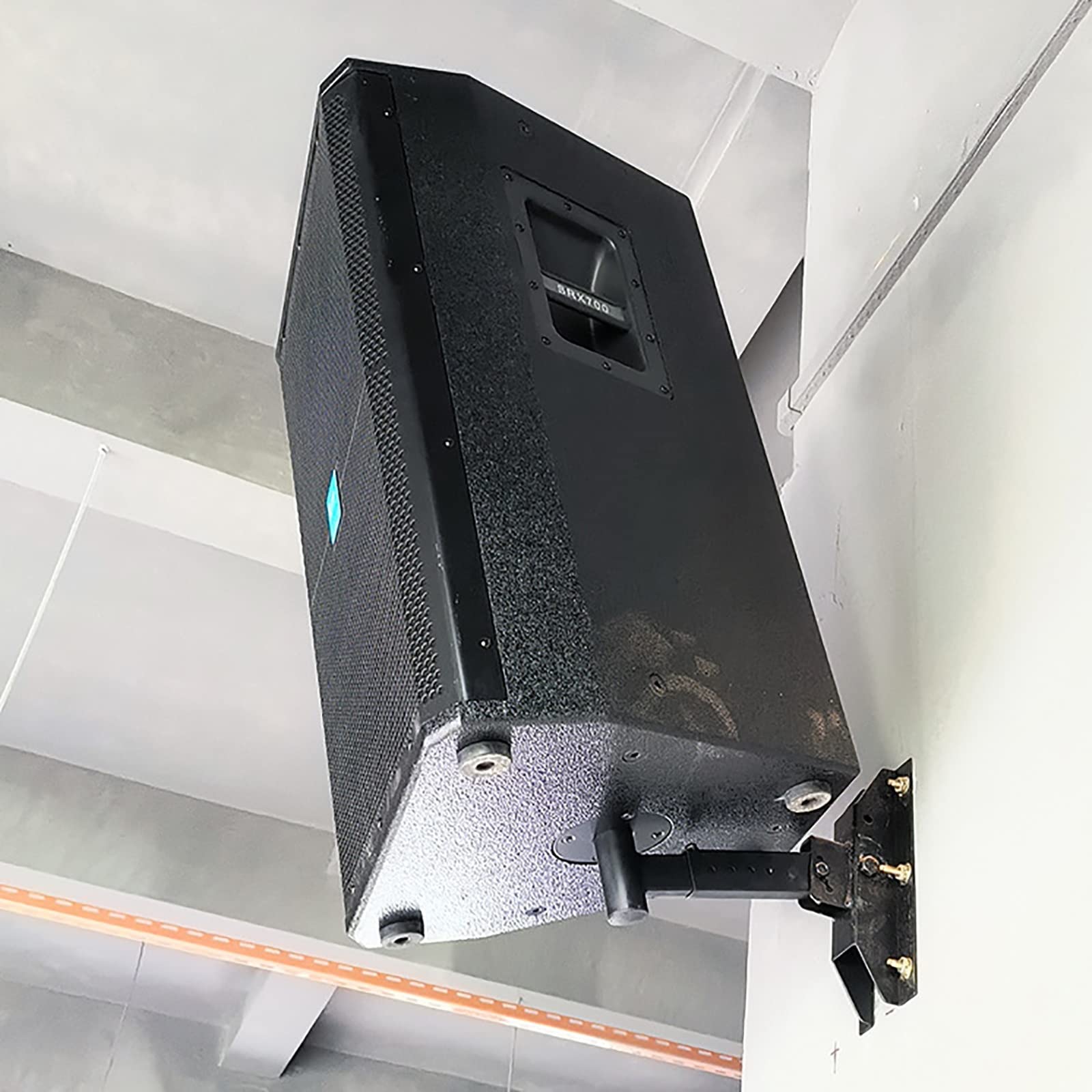TEmkin Soporte para Altavo,Soportes de Pared para Altavoces de Alta Resistencia, Soporte de Montaje para Altavoces con inclinación giratoria Ajustable, Ajuste de Longitud de Cuatro Posiciones
