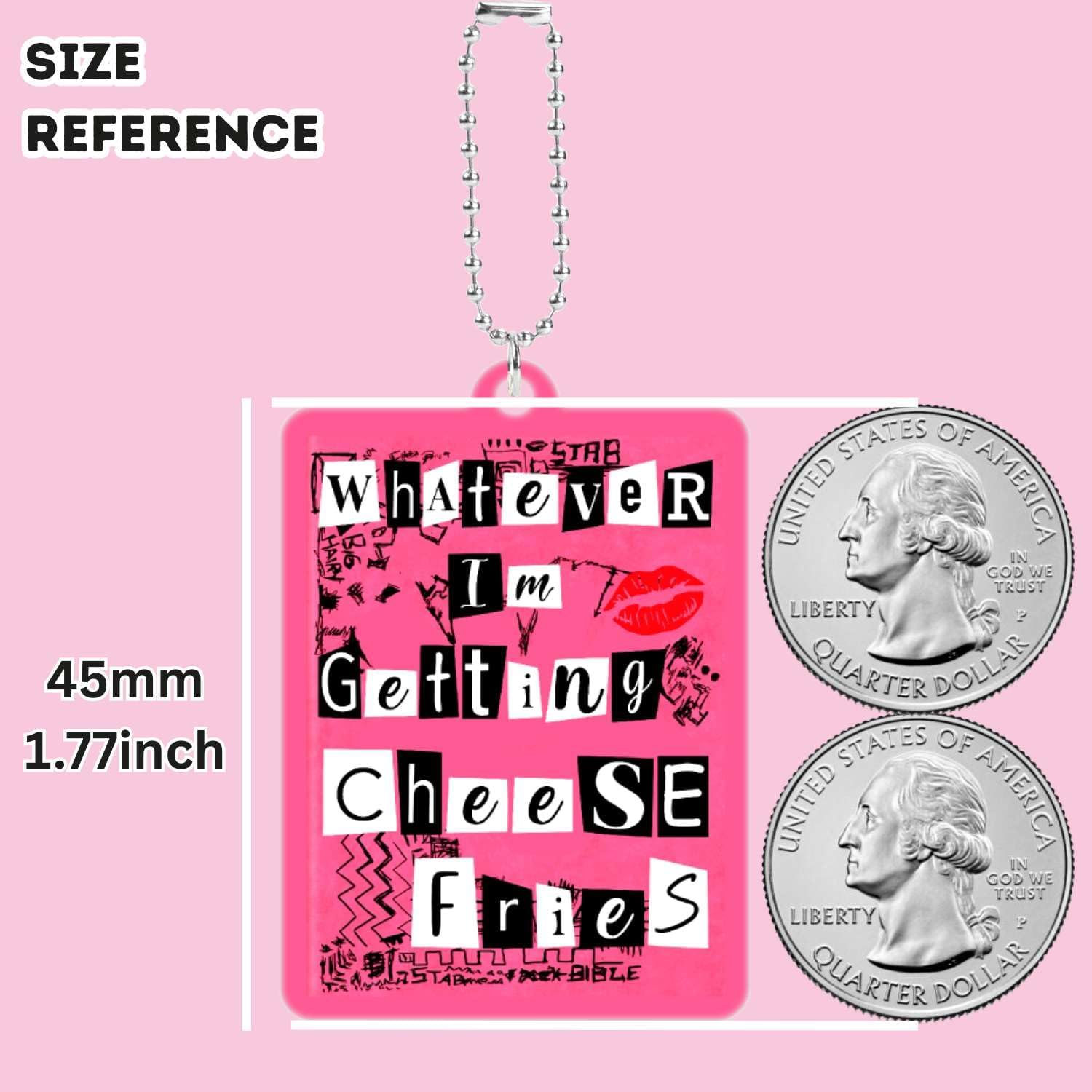 Decorative Hanging Ornaments/Charms Set – Party Decorations, Party Favors, Decor Accessories, Friendship Fun Gifts (Mean)