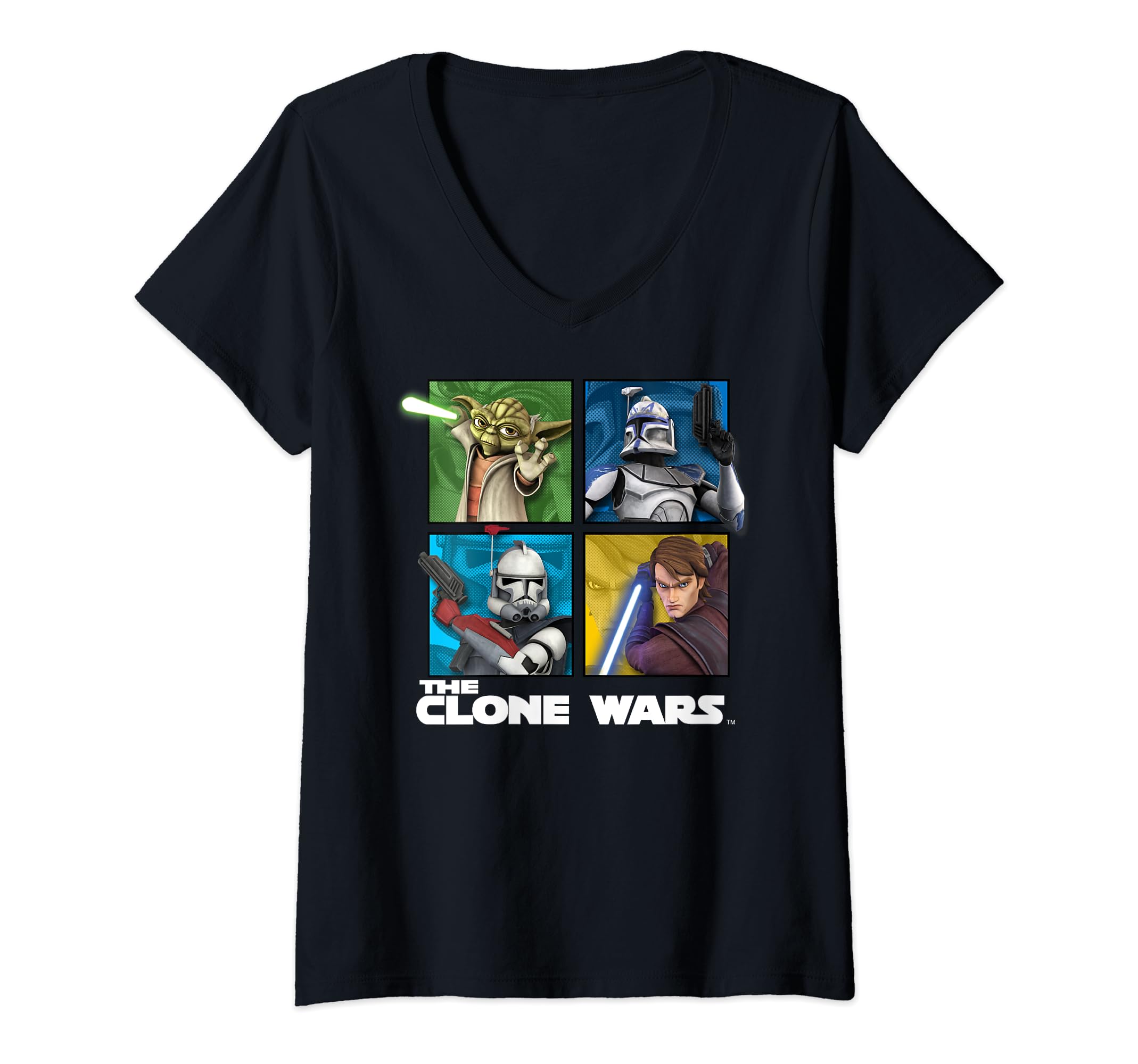 Haut Star Wars The Clone Wars imprimé graphique pour fan de la saga - 2