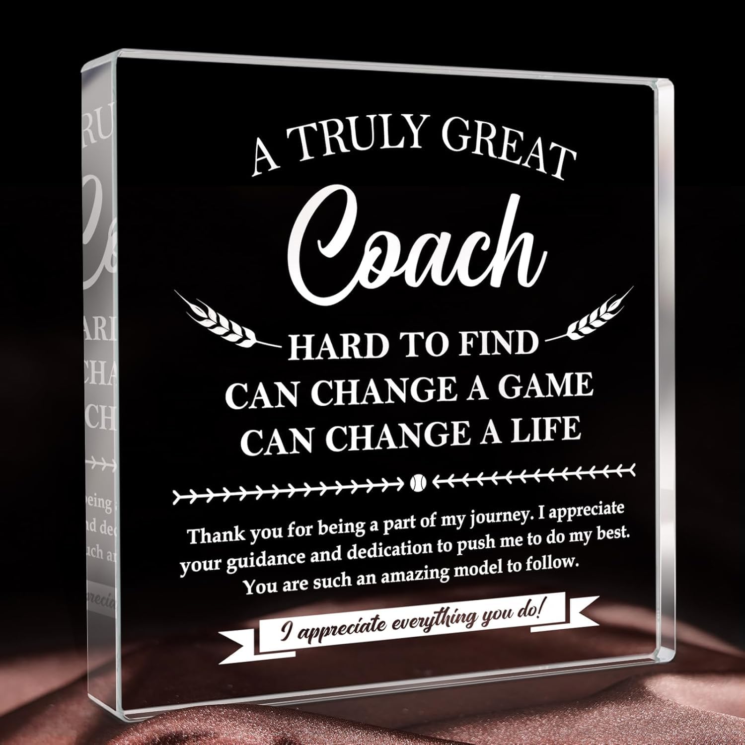 Coach Gifts, Coach Appreciation Gifts for Men Women, Soccer Basketball Coach's Gifts Christmas Birthday Thankgiving Gifts, Teacher's Day Gift, Coach's Gift for Cheer Coaches Plaque Decor…-image-27