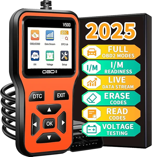 OBD2 Scanner Diagnostic Tool - Check Engine Light Code Scanner Tool with Reset, DTC, Data Stream, I/M Readiness, Car & Truck Scan Tool for All Vehicles Since 1996, escaner automotriz