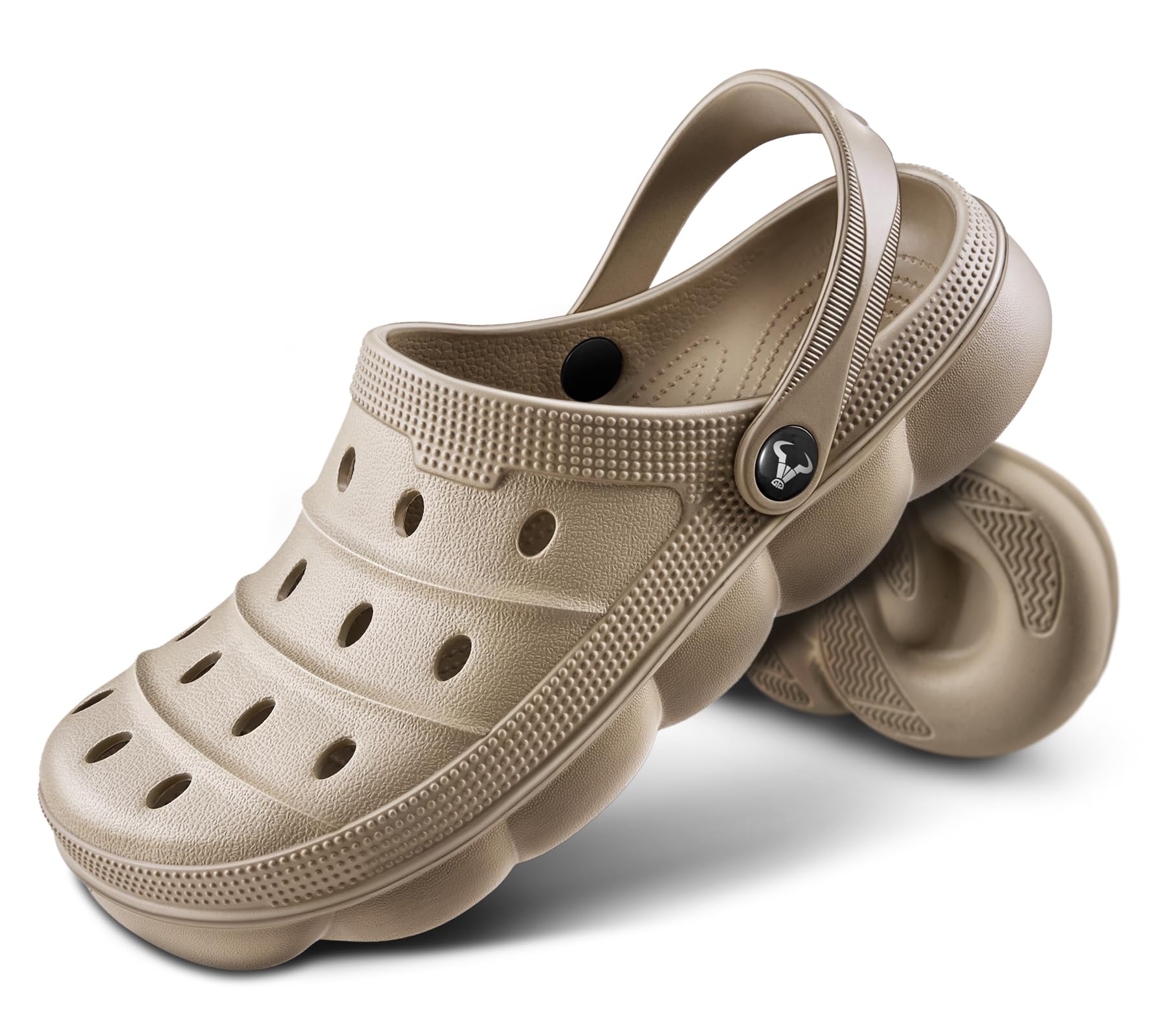 Men Cushioned Clogs Mules Water Shoes-Arch Support Lightweight