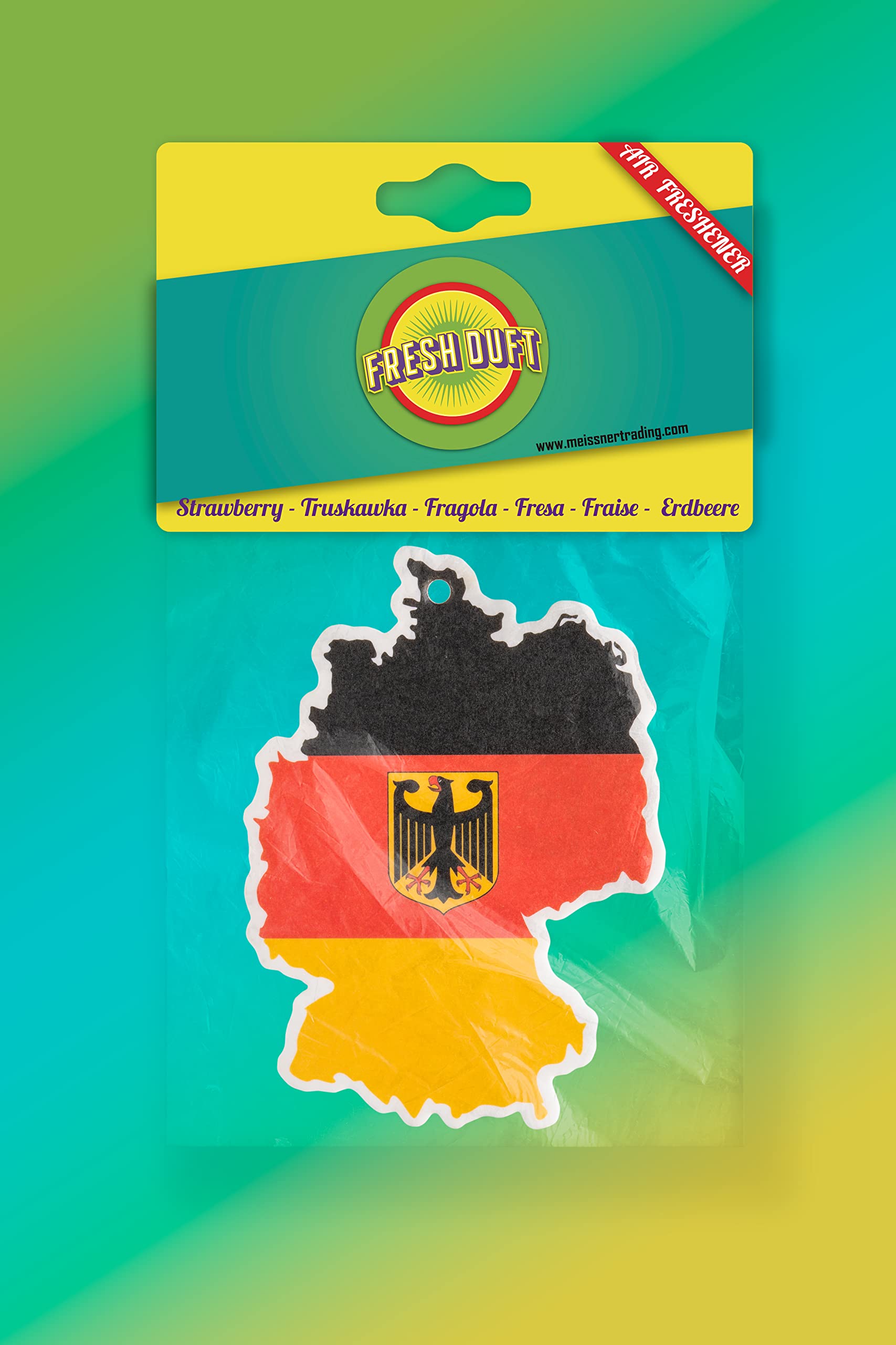Deodorante per Auto 50 Pezzi fragranza Bandiera Germania per Auto in Diversi odori