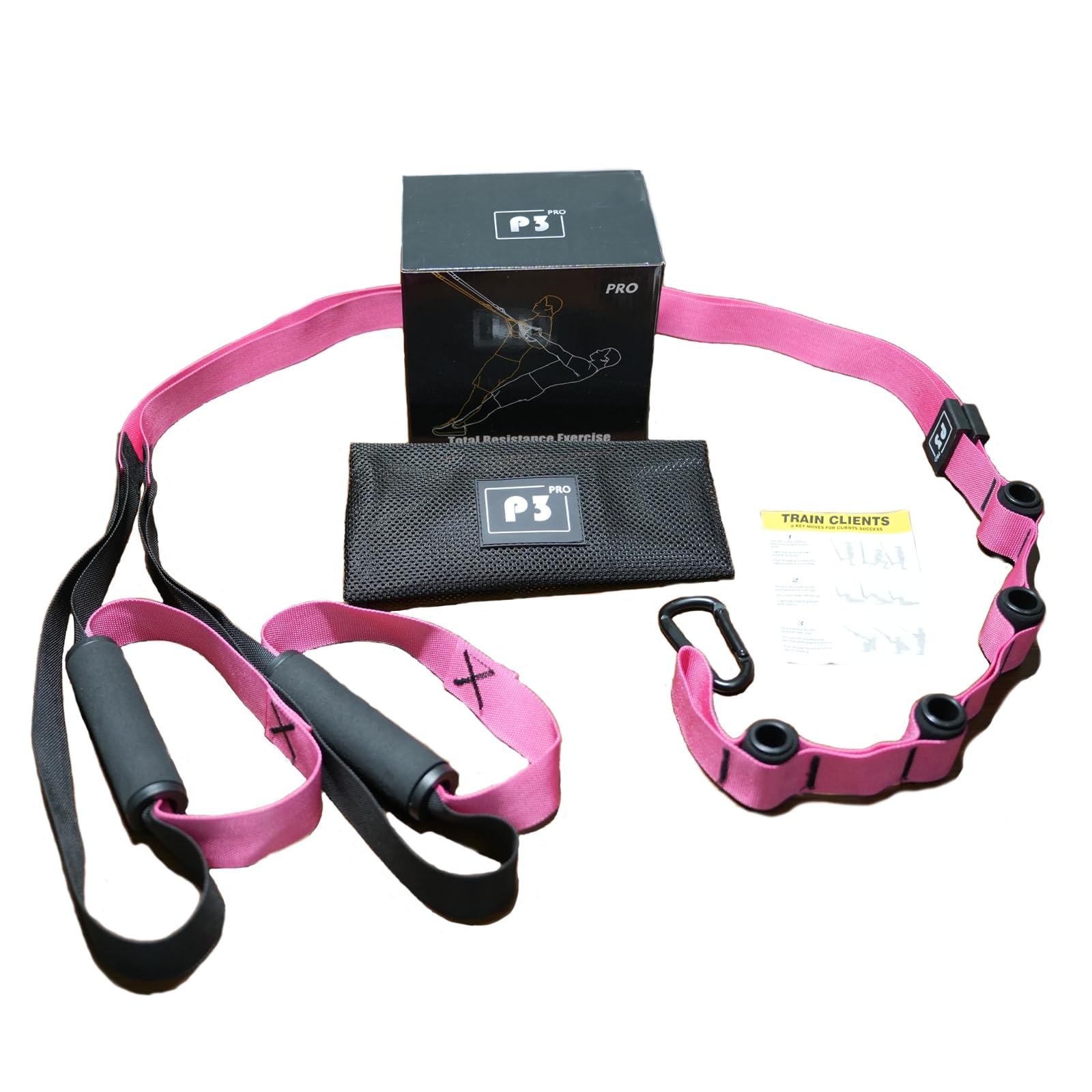 Home Suspension Training Kit – Lightweight, Portable and Versatile Bodyweight Resistance Straps Let You Train Anytime Gym Equipment for Home Travel or Outdoor Workouts They Deliver Scalable Resistance for All Fitness Levels Suspension Trainer