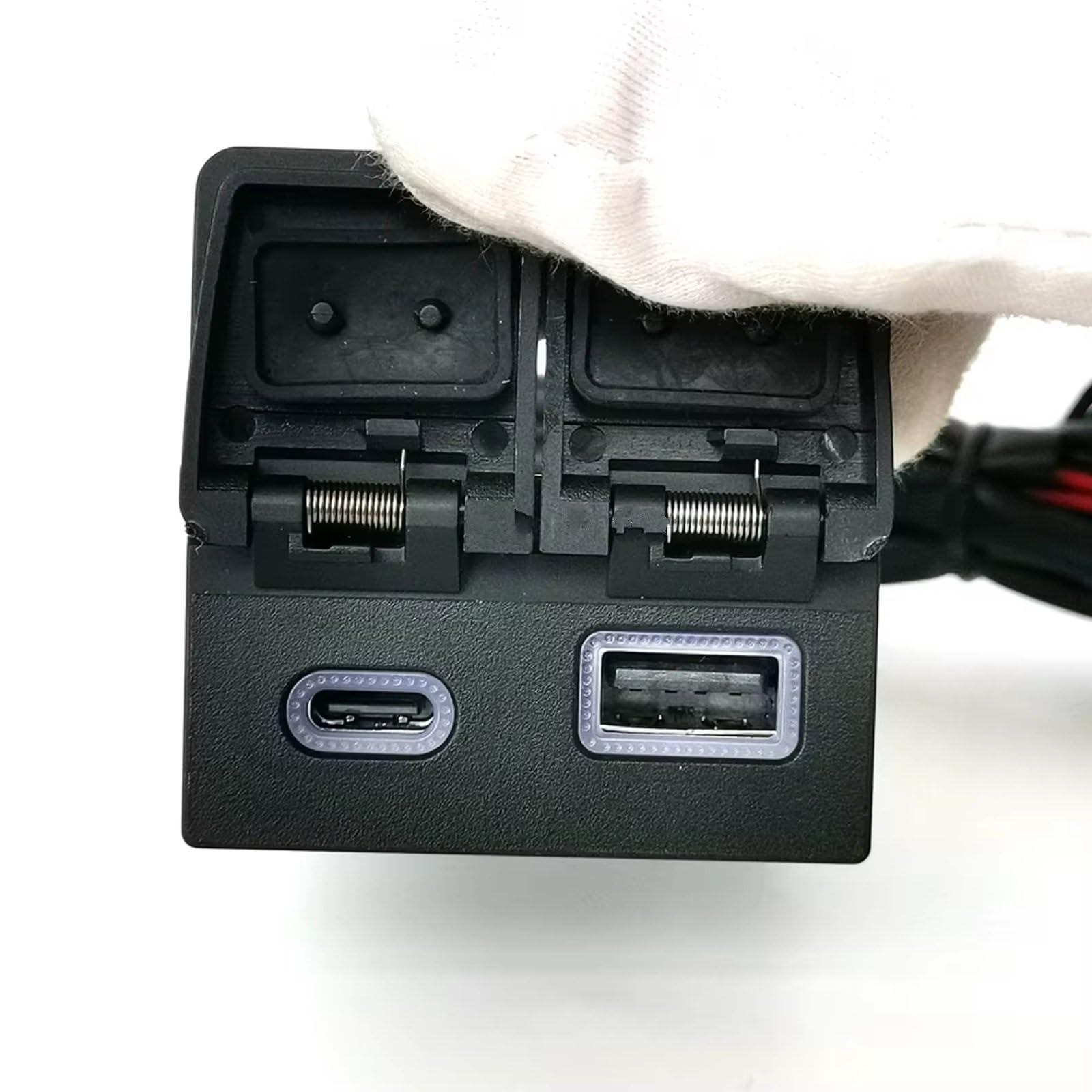 Porta USB Centro Compatibile Con Toyota Per RAV4 Per Wildlander 2020-2024 Telefono Per Auto Per Presa Ricarica Dual QC3.0 Per Ricarica Di Tipo C PD Ricambi Auto