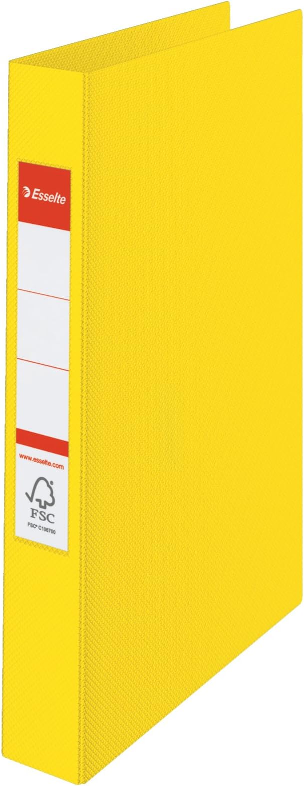 Esselte 4 Ring Binder, PP, Holds up to 190 Sheets, Vivida Range, 42 mm Spine, 14462 A4, Black