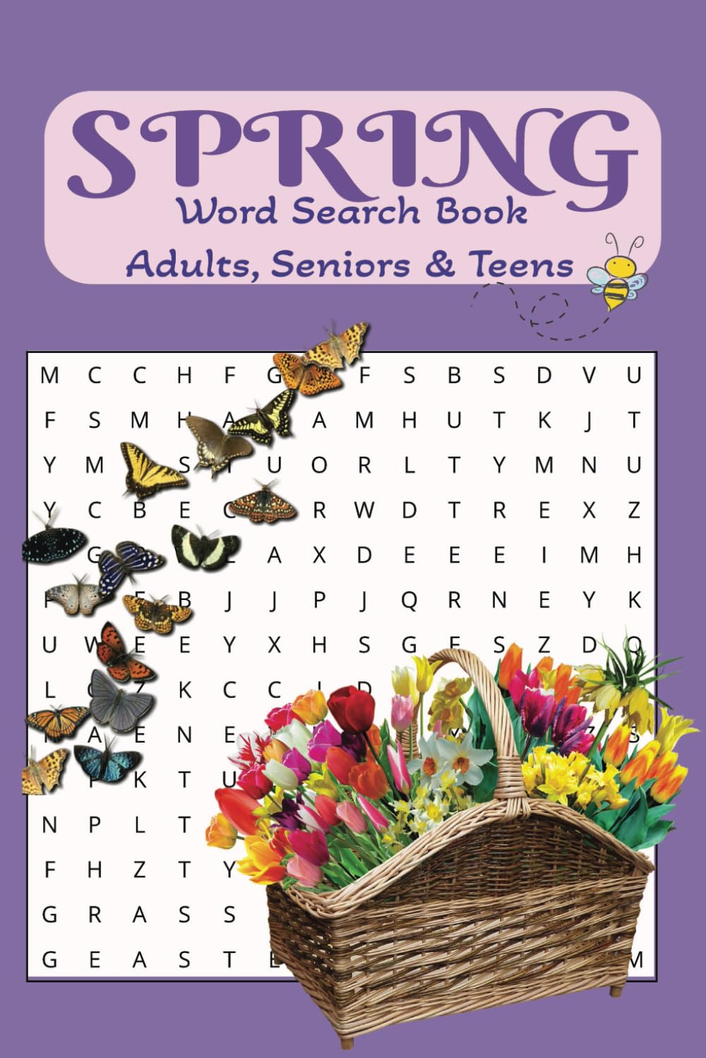 Spring Word Search Book: Word searches with easy to read print about spring, springtime, spring season and more I 6x9 inches, 110 Pages I 50+ ... gift for Vacations, Holidays, Fun & Relaxing