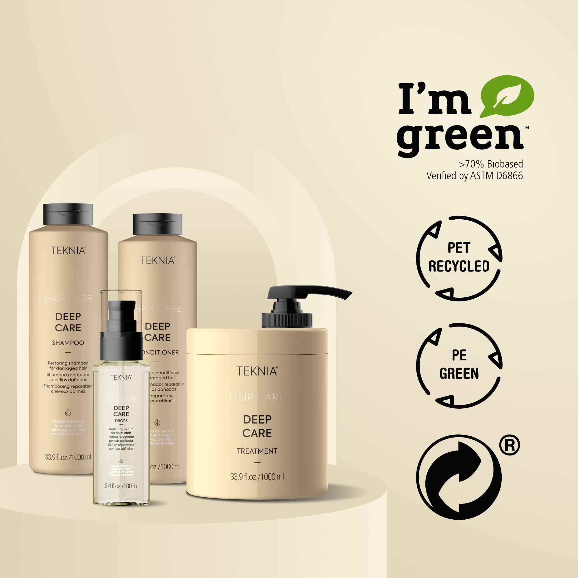 LAKMÉ - Haarkur, 1000 ml, Anti-Aging Effekt, 35% mehr Haarfestigkeit
