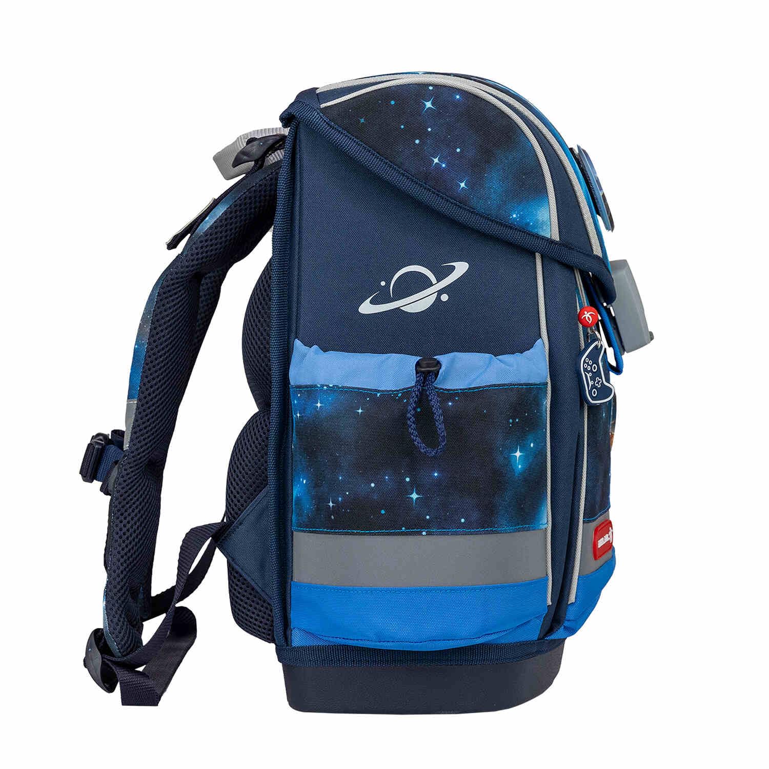 Belmil Classy Plus Schulranzen Set 5-teilig mit Brustgurt (405-78/AG/S) (Galaxy Light)