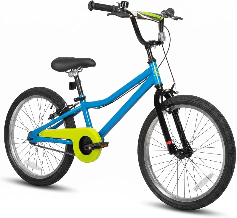 Kids Bike 16 20 Inch, Children's Bicycle for Little Boys Girls Ages 4 to 12 Adjustable Seat & Handlebars, Coaster Brake, Beginner Rider Bike, Multicolors
