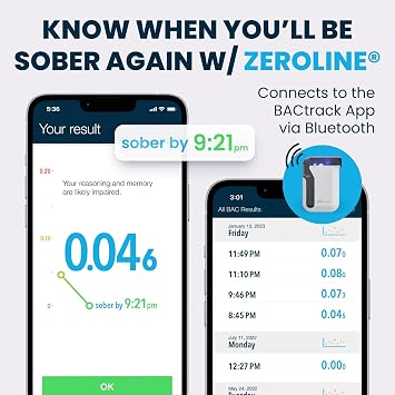 BACtrack Mobile Smartphone Breathalyzer and Carrying Case Bundle