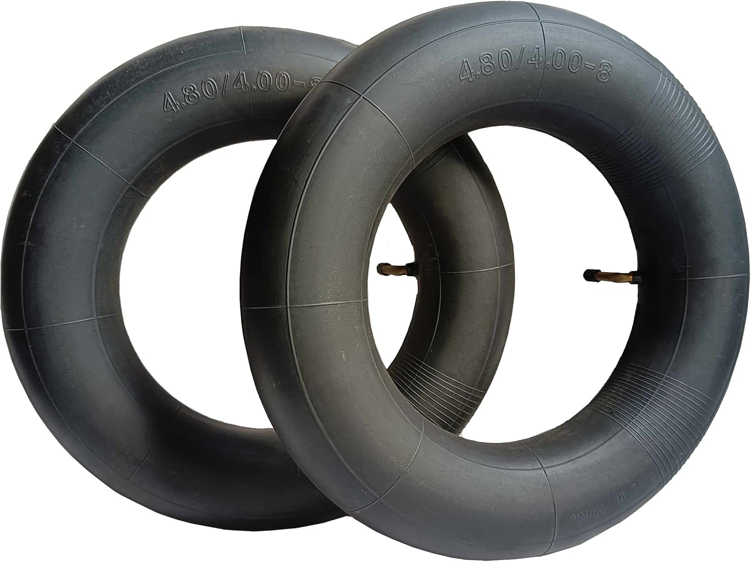2Pcs Wheelbarrow Inner Tubes 4.80/4.008 with TR87 Bent Valve for Hand