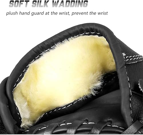 Miniatura 2 de Guante de béisbol, guante de béisbol y sóftbol, diseño ergonómico, guante de béisbol cómodo y duradero para niños, jóvenes y principiantes