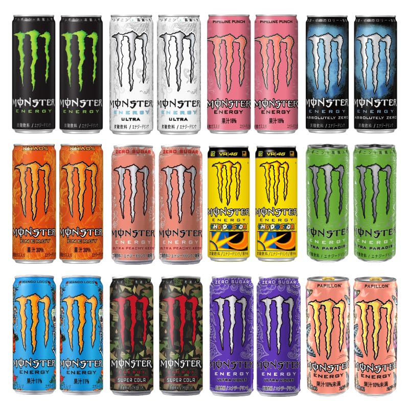 Amazon.co.jp: モンスターエナジー アソート24本 (9味アソート) : 食品