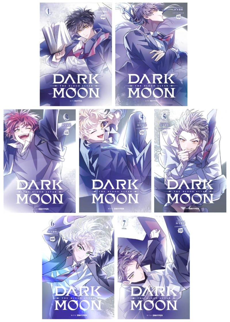 DARK MOON: THE BLOOD ALTAR Comic Series 7-Book Collection Set (Vol. 1 bis 7) Taschenbuchausgabe – Supernatural Romance, Vampires und Mystery Webtoon Series