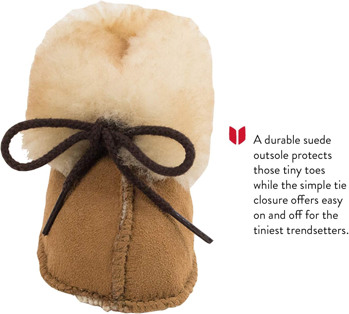 Minnetonka Sheepskin Bootie (Infant/Toddler)
