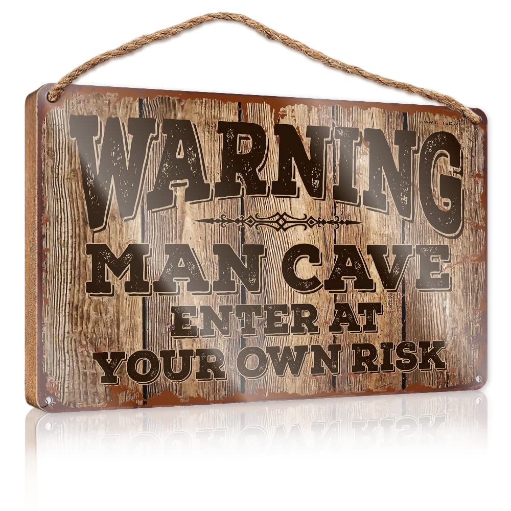 Funny Kitchen Signs Wrning Enter At Your Own Risk Wooden Sign(15X28CM)