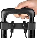 HOZEON Camion à main pliant, 88 Lb 40 KG Lourds 4-Wheel Solid Construction Utilitaire Panier pour Bagage, Léger Compact Portable Pliez Dolly pour Bagages, Voyage, Shopping Déménagement, Bureau, Noir