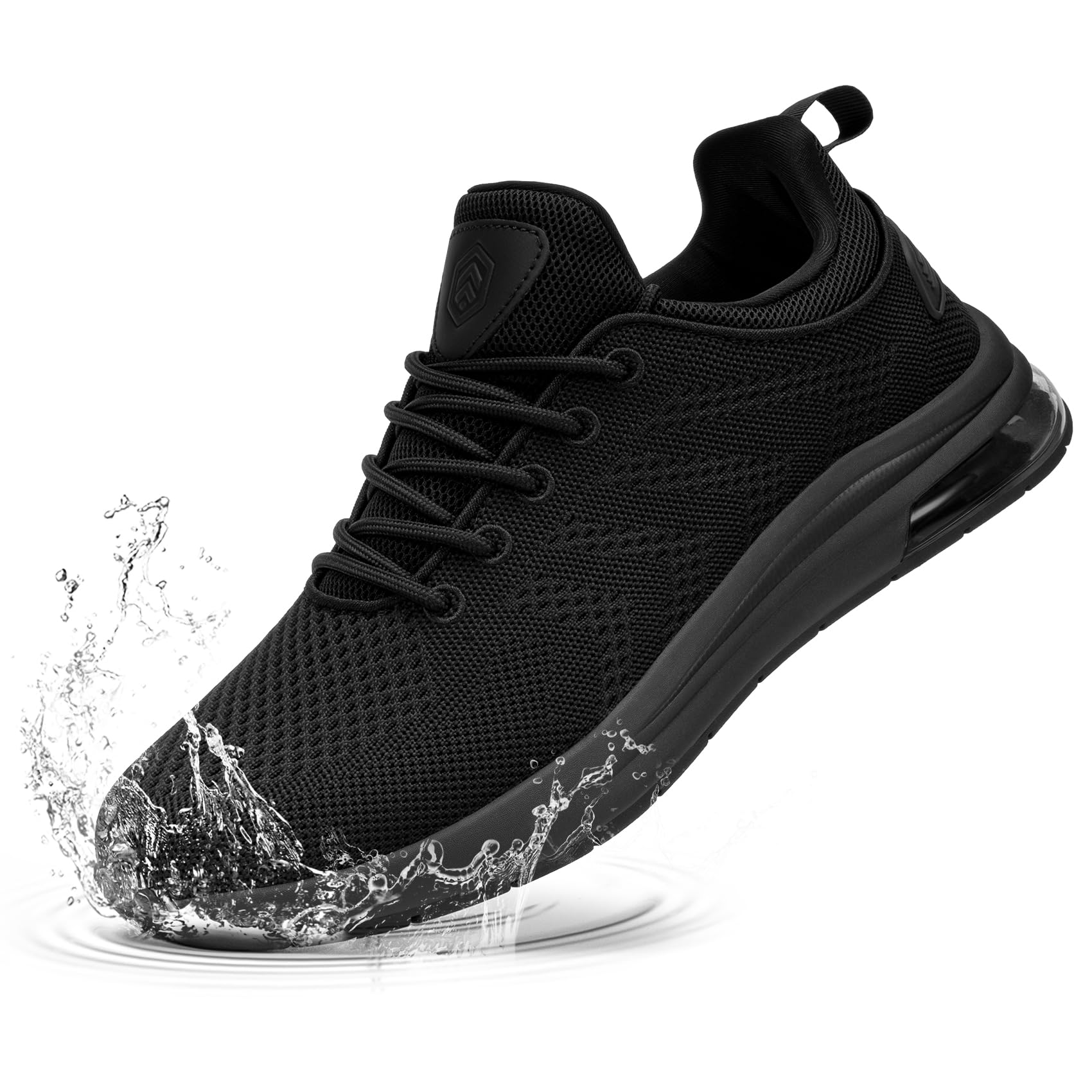 Men's Non Slip Work Shoes Waterproof Casual Walking Chef Kitchen Working Footwear Lightweight Breathable Snakers