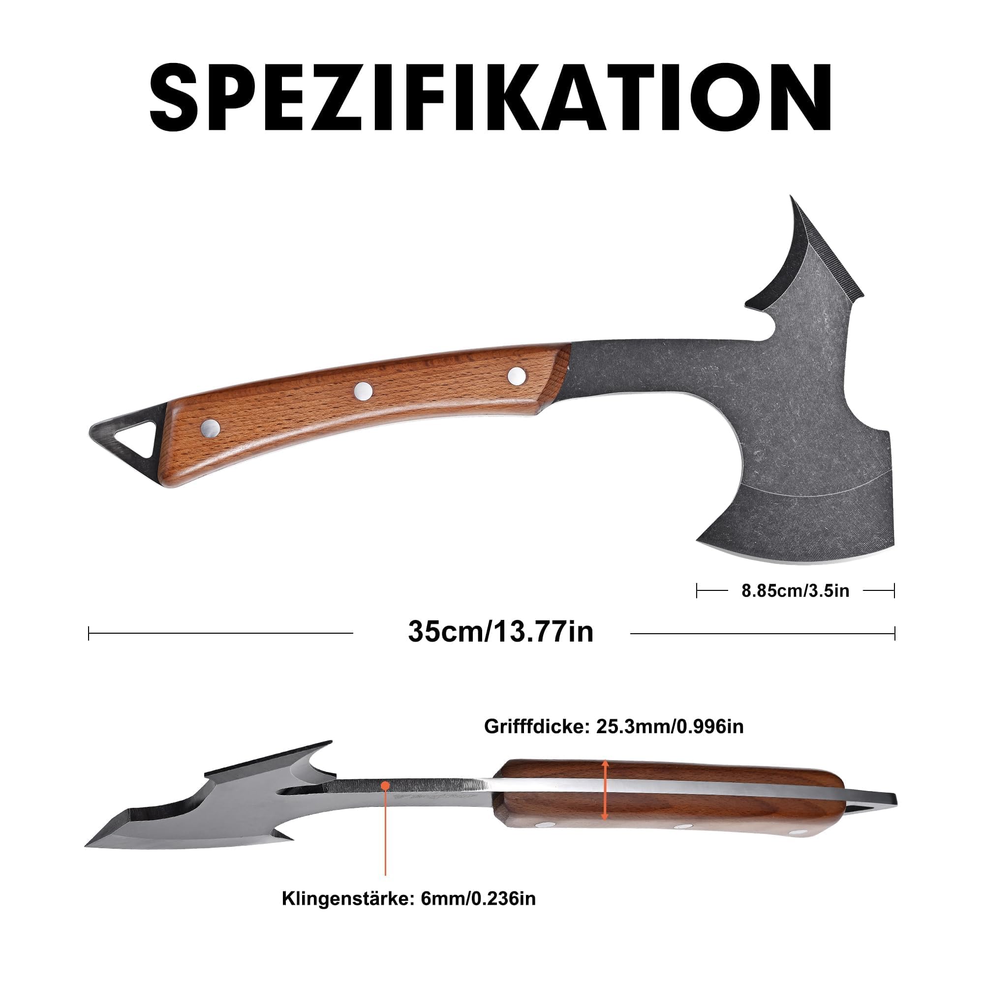 Ascia Tomahawk ToughEdge – L’utensile ad alte prestazioni definitivo per uomini che cercano l’eccellenza.