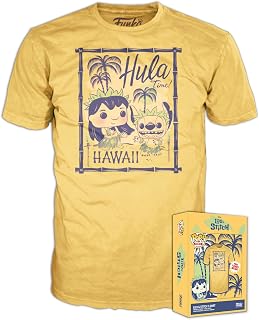 Funko Boxed Tee: Lilo & Stitch - Hula - XL - Lilo und Stitch - T-Shirt - Kleidung - Geschenkidee - Kurzärmeliges Top Für Erwachsene Männer und Frauen - Offizielle Handelswaren - Movies Fans
